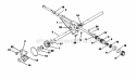 Gear Case Diagram and Parts List for 55384 800000001-899999999 - 1988 Lawn Boy Snow Blower